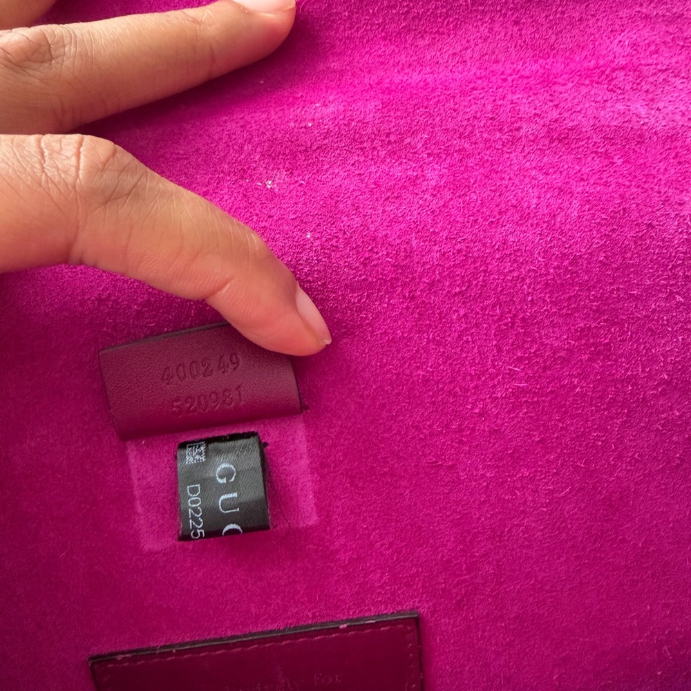 Gucci Magenta Dionysus with crystals GG Shoulder Bag - Picture 4 of 16